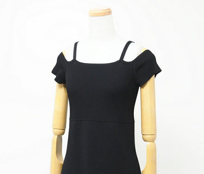 Chanel Dress Size 42 CC Logo Coco Mark Off Shoulder Made In Italy 20231220