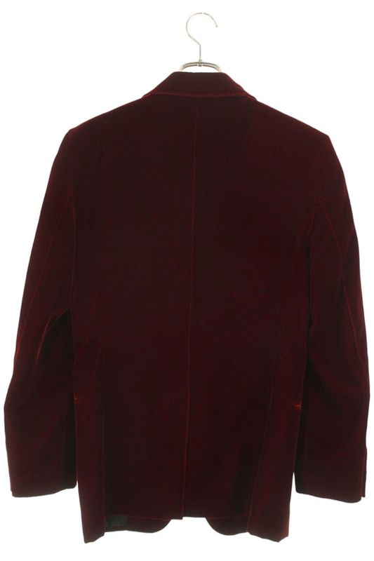 Saint Laurent Paris 817991 Y525r Velvet Tailored Jacket Men's 44
