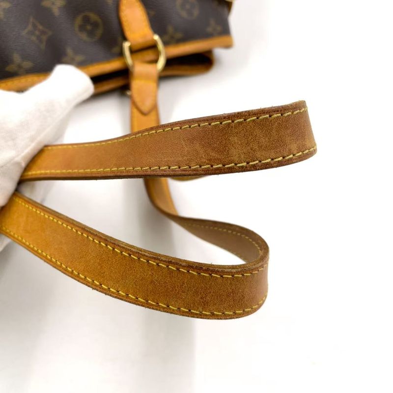 Louis Vuitton Batignolles Orizontal Monogram Leather × PVC Brown Shoulder Bag