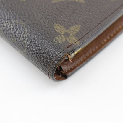 Louis Vuitton Porte Monet Vieux Viennois Clasp M61663 Monogram Canvas Brown