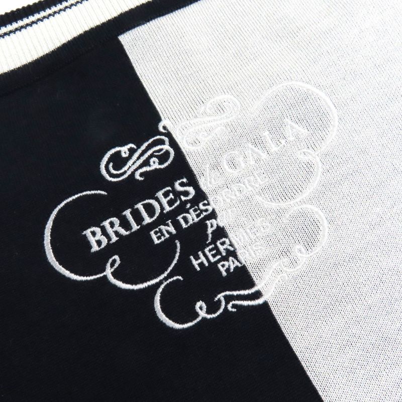 Hermes 2024 4e2655d6 Brides De Gala None Order 92% Silk Blue Noir Black Logo