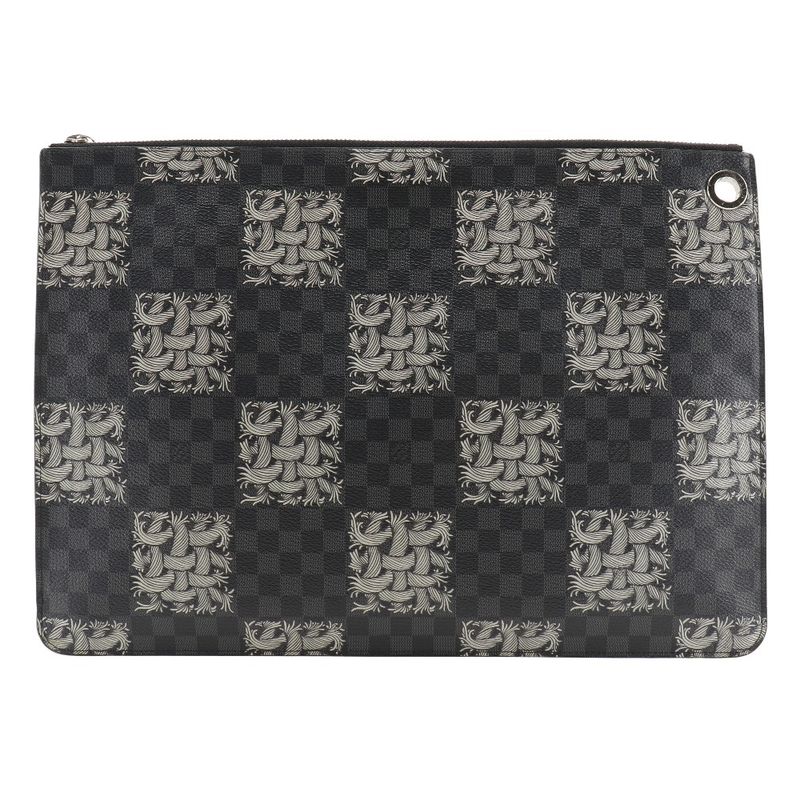 Louis Vuitton Pochette Jules GM Christopher Nemeth M61232 Damier Graphite