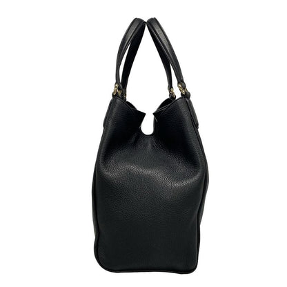 Gucci Tote Bag Soho Cellarius 282309 Black Leather