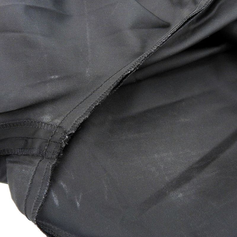 Prada 2022item 22y887s2311wq8 Re-nyron High Rise Wide Leg Pants 38 S Black