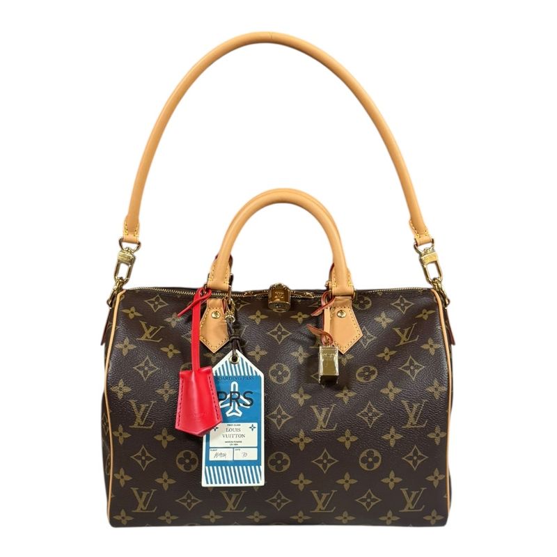 Louis Vuitton Speedy 30bandouliere Soft Monogram Shoulder Bag Monogram Canvas