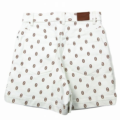 Hermes 25ss Chaine Dancre Chaine D'ancre All-Over Print Shorts Size XS Women
