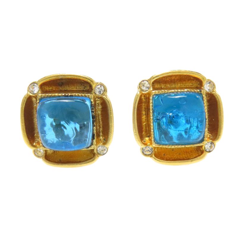 Chanel Vintage Earrings Metal Ladies