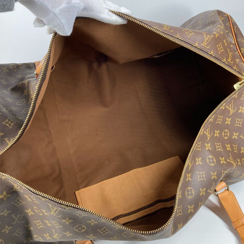 Louis Vuitton Boston Bag Sac Porochon M41220 Monogram Canvas Brown