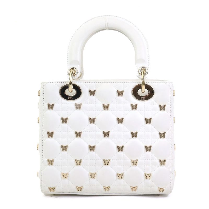 Christian DIOR Shoulder Bag Handbag Lady Dior