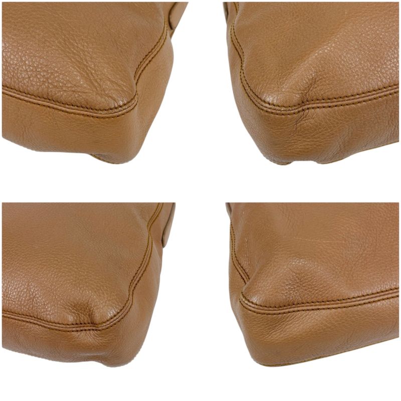 Bottega Veneta One Shoulder Bag Leather Beige Hobo Soho Shoulder