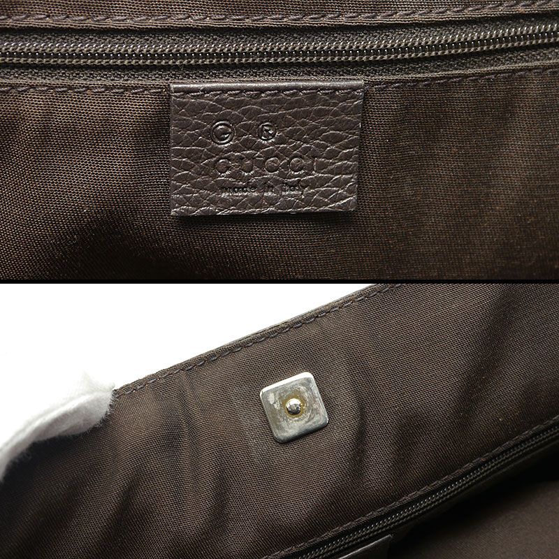 Gucci Tote Bag 293580 GG Crystal Beige And Brown