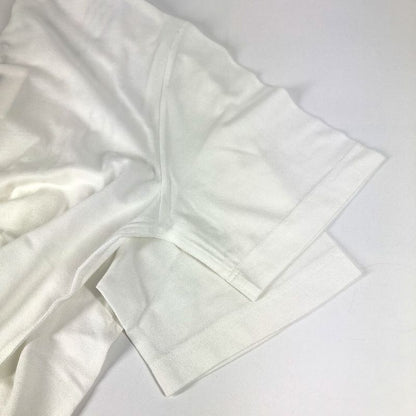 Hermes Polo Shirt H Logo Line Cotton White