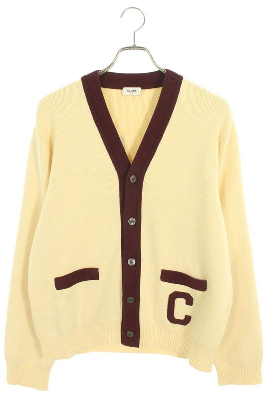 Celine 25SS Rv08i192w College Logo Cardigan Men's L
