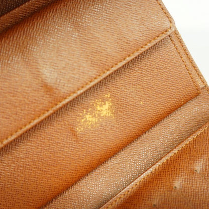 Louis Vuitton Trifold Wallet Monogram Porte Trésor Etui Papier M61202 Brown Men