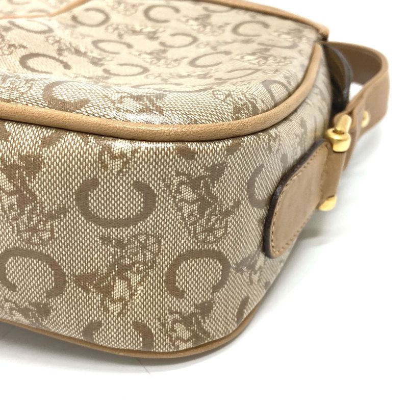 Celine Shoulder Bag C Macadam Pvc/leather Beige