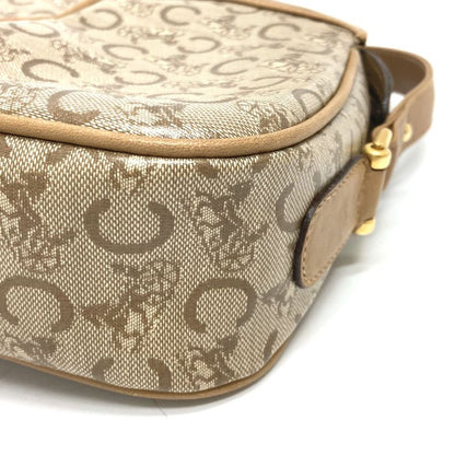 Celine Shoulder Bag C Macadam Pvc/leather Beige