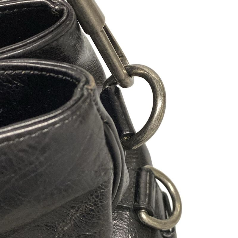 Yvessaint Laurent Rivegauche (ysl) Shoulder Bag Mombasa 105480 Black Leather