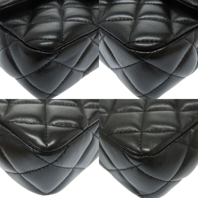 Chanel Around The World Evening Matelasse Lambskin Black Earth 18 Handbag Coco