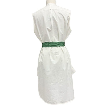 Loewe Dress Cotton White Shirt Sleeveless