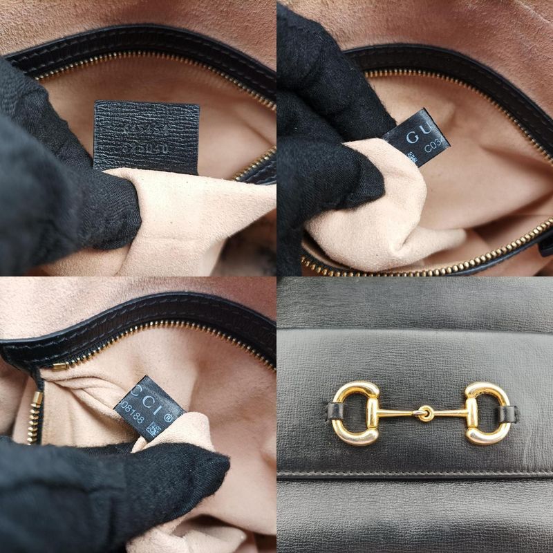 Gucci Horsebit 1955 Black Leather 645454 C034308188