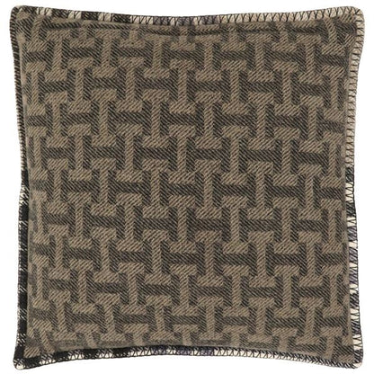Hermes Escapade Cushion Wool Neige X Galle Green Hardware Cabas - Removable