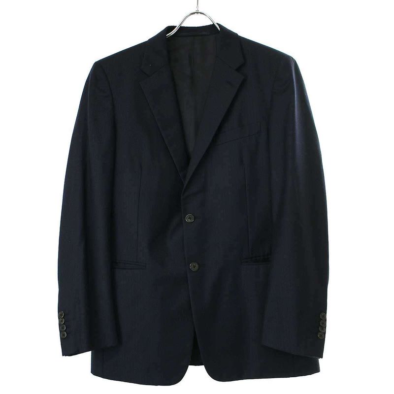 Prada 2017 Striped Wool 2b Setup Suit Uaf420 1n0t Navy 50