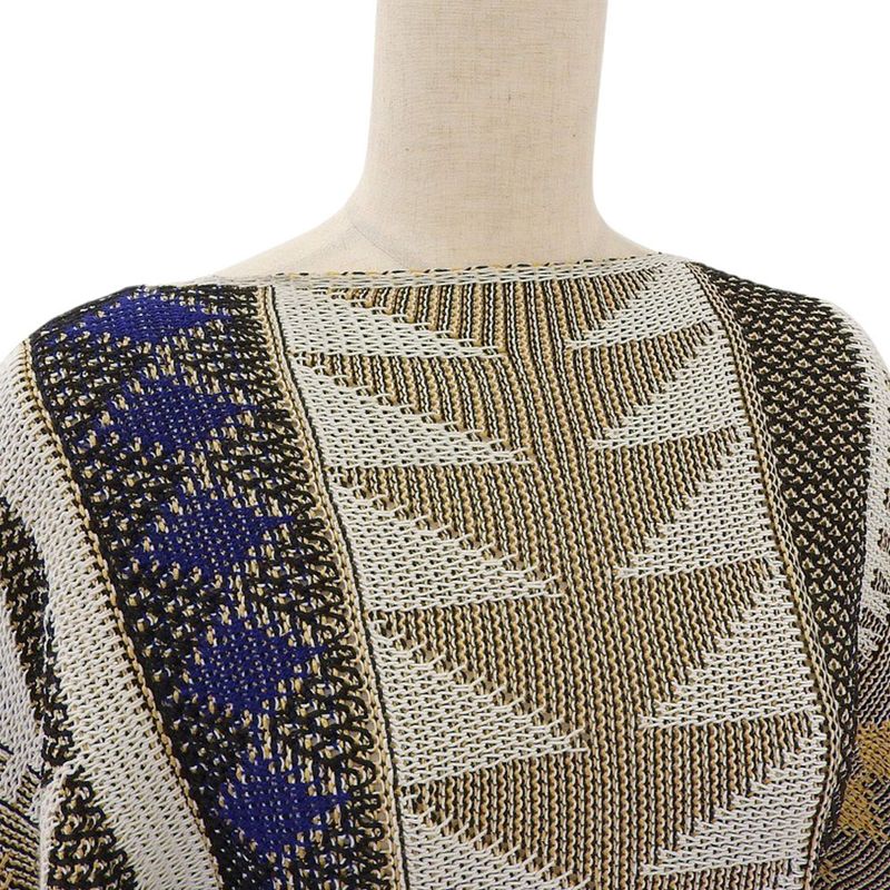 Louis Vuitton 2019item Drop Shoulder Ethnic Style Boat Neck Open Arm Low Gauge