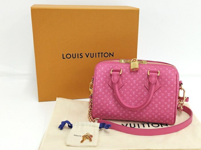 Louis Vuitton Speedy 20bandouliere Nano Monogram Handbag M22286