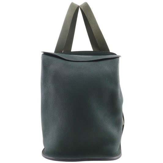 Hermes Sherpa PM Vintage Leather Green 0Y Unisex Backpack/daypack