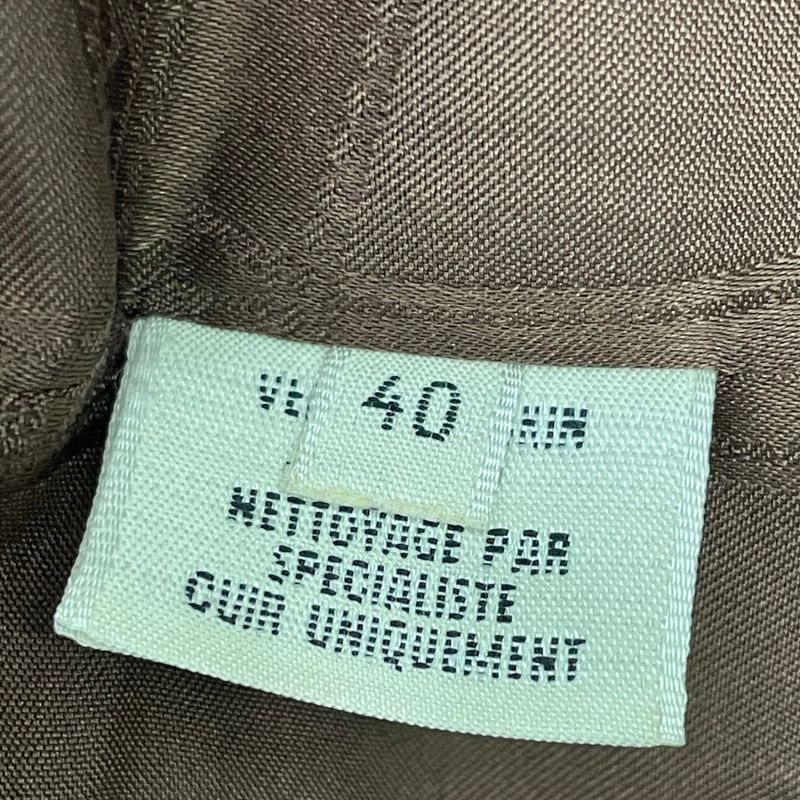 Hermes Jacket Leather Size 40 Multicolor