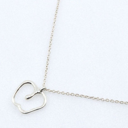 Tiffany & Co Apple Elsa Peretti 925 Silver Ladies 3.8g Necklace