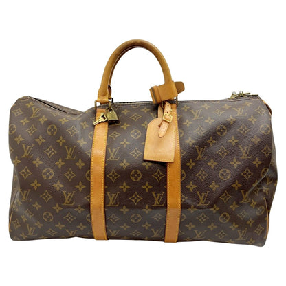 Louis Vuitton Boston Bag Monogram Keepall 50 M41426 Brown