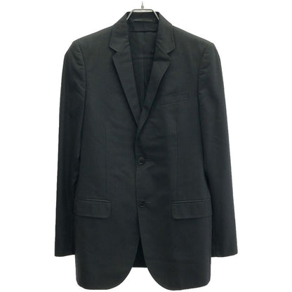 Gucci Notched Lapel 2b Striped Set-Up Suit 281afb Black 44