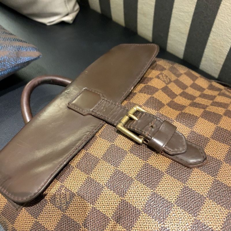 ◎authentic Louis Vuitton Soho Backpack Damier Ebène