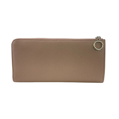 Bvlgari Long Wallet Brand Card Holder Coin Purse Pink Women