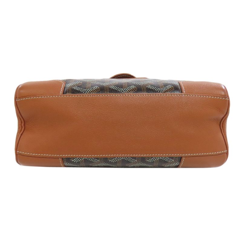 Goyard Saigon Mini 2-way Handbag Coated Canvas Calf Women