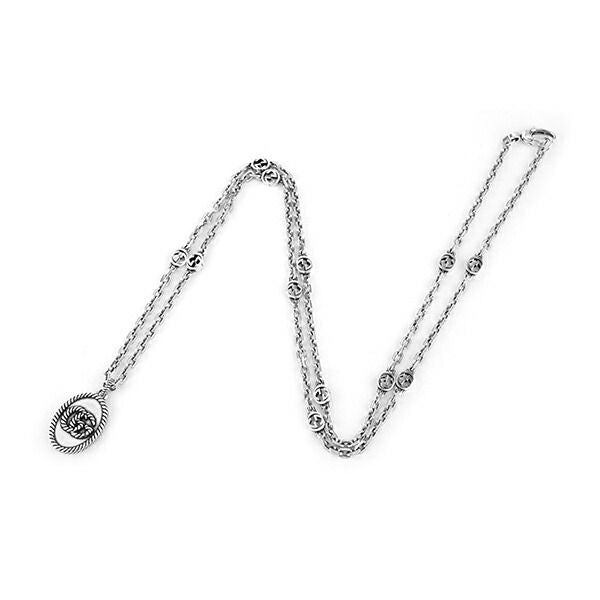 Gucci Necklace Double G Silver