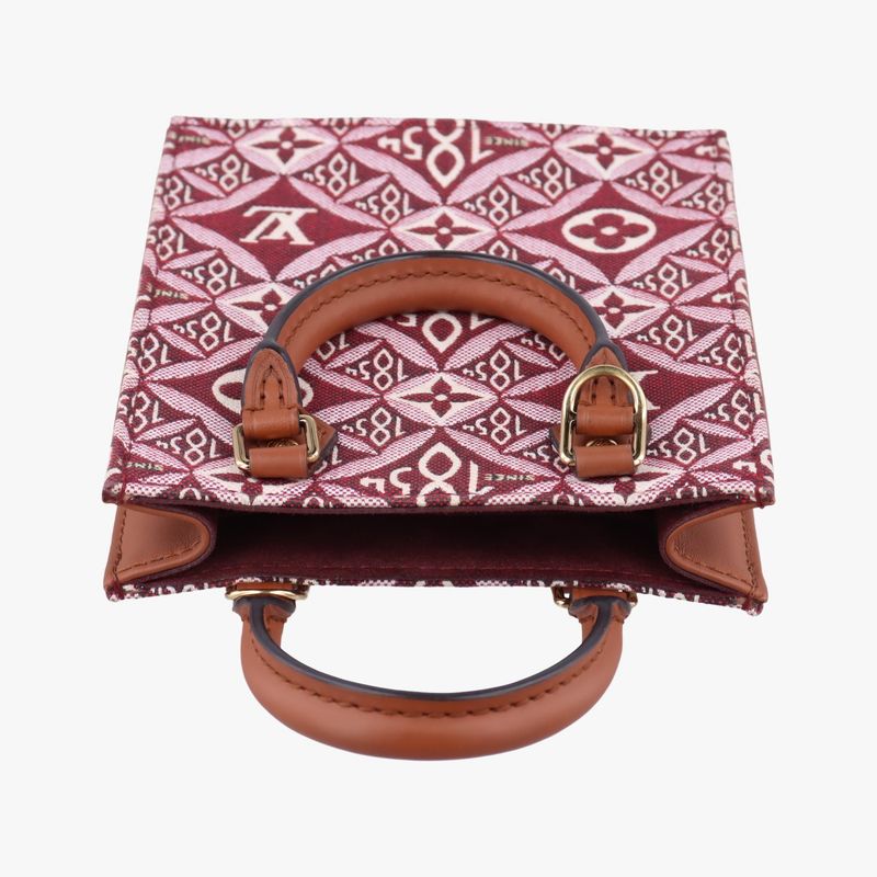 Louis Vuittonsince1854 Petite Sac Pla 2020aw Bordeaux And Brown Monogram