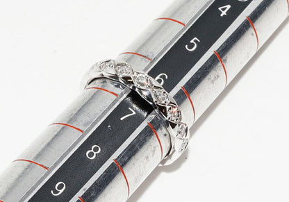 Chanel Ring 18K White Gold 18p(034ct) Diamonds Coco Crush Marriage Ring J11871