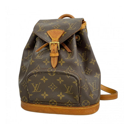 Louis Vuitton Backpack Daypack Monogram Mini Montsouris M51137 Brown Women's
