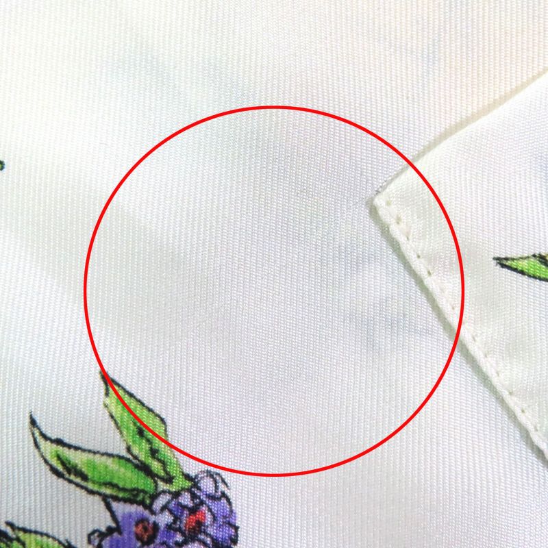 Christian DIOR 23AW 241v29a6845 100% Silk Floral Pattern Logo Button Short