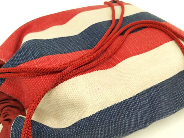 Gucci Backpack Drawstring Logo Canvas Tricolor