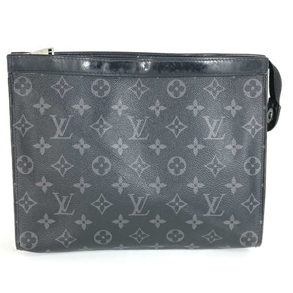 Louis Vuitton Pochette Voyage MM M61692 Monogram Eclipse Canvas Black
