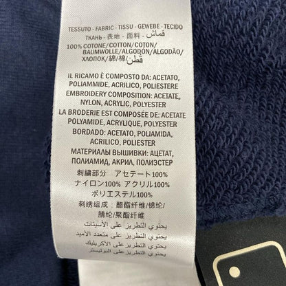 Gucci Hoodie Men's Logo Sweatshirt Zip-up Hoodie 519681 Navy And Ivory