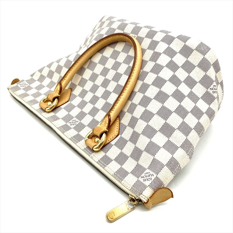 Louis Vuitton Saleya PM Tote Bag Damier Azure N51186 White Gold Hardware Unisex