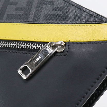 Fendi Diagonal 7va491 Clutch Bag PVC Men's