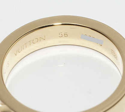 Louis Vuitton 18K Yellow Gold Petite Bague Empreinte Ring Q9126j