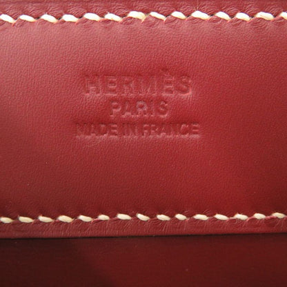 Hermes Museau Clinorin Vaux Chamonix Rouge Ash □D Engraved Tote Bag 1013 Hermes