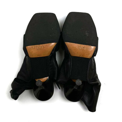 Celine by Phoebe Philo 18ss Wrap Buckles Ankle Boots Black 35.5
