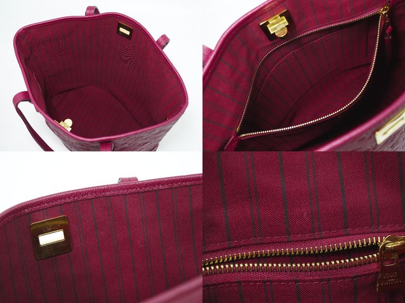 Authentic Louis Vuitton LV Citadines PM Monogram Empreinte Leather Shoulder Bag